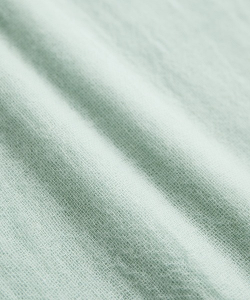 ADAM ET ROPE'（アダムエロペ）の「【WEB限定】カシミア混 ワイド ストール ショール/ユニセックス（ストール/ショール・メンズ・ブラック/ダークブラウン/ブルー/イエロー・FREE）」の14枚目の写真