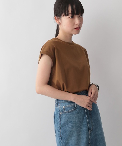 LOWRYS FARM（ローリーズファーム）の「ドルマンノースリーブ　352425（Tシャツ/カットソー・レディース・ホワイト/ブラウン/グレー/ピンク・FREE）」の4枚目の写真