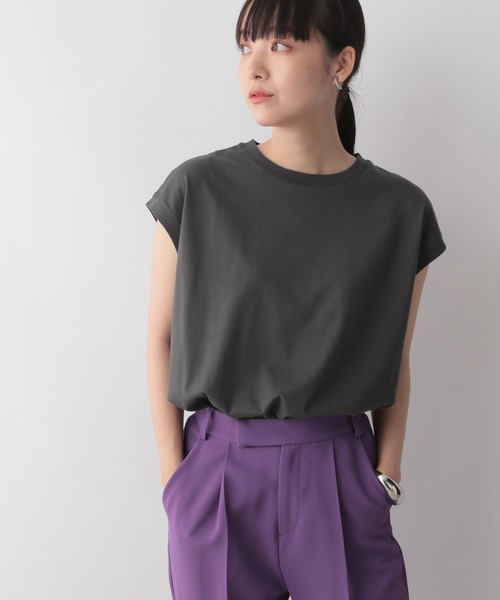 LOWRYS FARM（ローリーズファーム）の「ドルマンノースリーブ　352425（Tシャツ/カットソー・レディース・ホワイト/ブラウン/グレー/ピンク・FREE）」の9枚目の写真