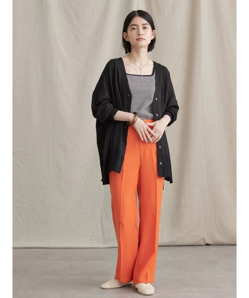 AMERICAN HOLIC(アメリカンホリック)の「UVカットミディカーディガン(カーディガン/ボレロ・レディース・ブラック/ブラウン/ピンク/グレー系その他2/ブルー/イエロー・L/M)」の9枚目の写真