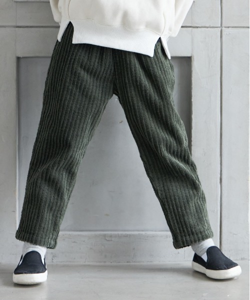 MAKE YOUR DAY(メイクユアデイ)の「コールテンイージーパンツ■80~140cm(その他パンツ・キッズ・ベージュ/カーキ・90/100/110/120/80/130/140)」の1枚目の写真