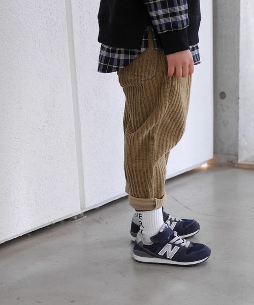 MAKE YOUR DAY(メイクユアデイ)の「コールテンイージーパンツ■80~140cm(その他パンツ・キッズ・ベージュ/カーキ・90/100/110/120/80/130/140)」の3枚目の写真