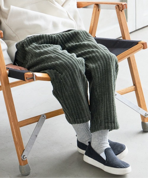 MAKE YOUR DAY(メイクユアデイ)の「コールテンイージーパンツ■80~140cm(その他パンツ・キッズ・ベージュ/カーキ・90/100/110/120/80/130/140)」の8枚目の写真