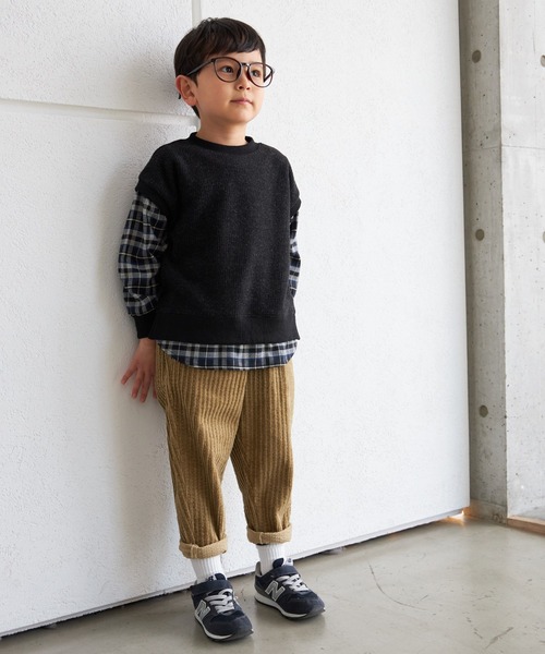 MAKE YOUR DAY(メイクユアデイ)の「コールテンイージーパンツ■80~140cm(その他パンツ・キッズ・ベージュ/カーキ・90/100/110/120/80/130/140)」の11枚目の写真