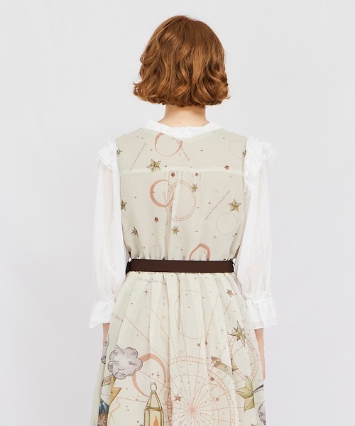 axes femme(アクシーズファム)の「2WAYラメ混ドビー素材ブラウス(シャツ/ブラウス・レディース・ホワイト/ブラック/ネイビー・FREE)」の13枚目の写真