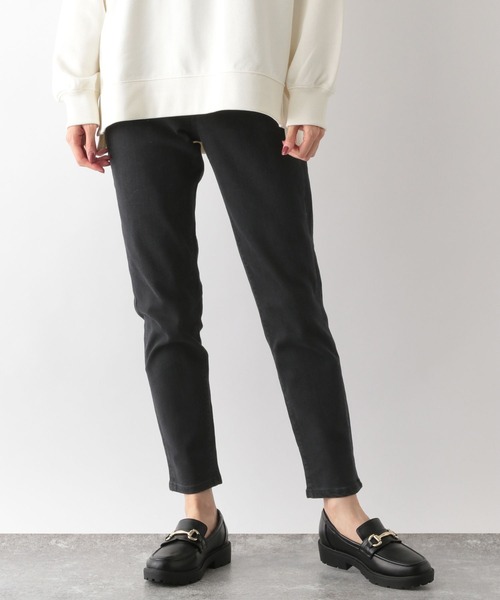 GLOBAL WORK（グローバルワーク）の「ウツクシルエットデニムスリムパンツ/297200（デニムパンツ・レディース・ブラック/ネイビー/サックスブルー/ダークグレー・SMALL/MEDIUM/LARGE/X-SMALL）」の8枚目の写真