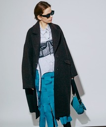 MAISON SPECIAL | メランジモヘアシャギーオーバーコート【MAISON SPECIAL/メゾンスペシャル】(チェスターコート)