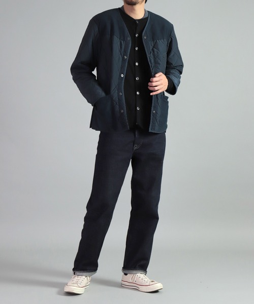 gicipi（ジチピ）の「[ gicipi ] CHINGHIALE/2210A　クルーネックカーディガン（カーディガン/ボレロ・メンズ・レッド/ブラック・3/4）」の20枚目の写真