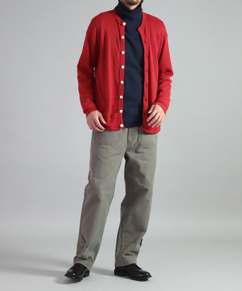 gicipi（ジチピ）の「[ gicipi ] CHINGHIALE/2210A　クルーネックカーディガン（カーディガン/ボレロ・メンズ・レッド/ブラック・3/4）」の10枚目の写真