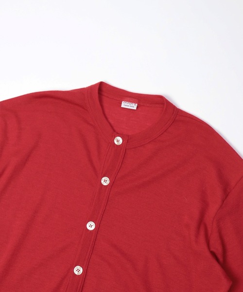 gicipi（ジチピ）の「[ gicipi ] CHINGHIALE/2210A　クルーネックカーディガン（カーディガン/ボレロ・メンズ・レッド/ブラック・3/4）」の13枚目の写真