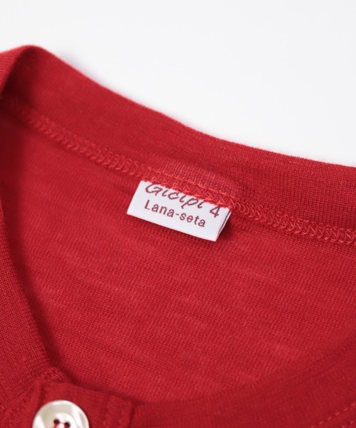 gicipi（ジチピ）の「[ gicipi ] CHINGHIALE/2210A　クルーネックカーディガン（カーディガン/ボレロ・メンズ・レッド/ブラック・3/4）」の14枚目の写真