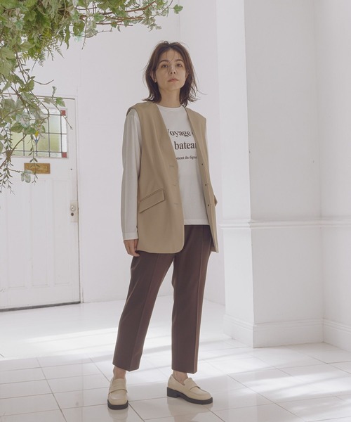 niko and...(ニコアンド)の「オリジナル厚底ローファー(ローファー・レディース・アイボリー/ブラック・MEDIUM/LARGE)」の17枚目の写真