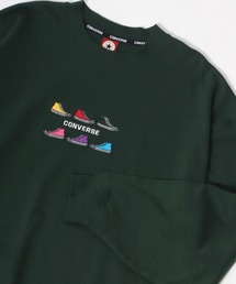 CONVERSE/コンバース オーバーサイズ 裏毛 カラフル オールスター スニーカー ロゴ 刺繍 スウェット トレーナー/長袖 トップス プルオーバー/レディース メンズ
