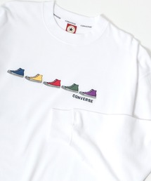 CONVERSE（コンバース）の「CONVERSE/コンバース オーバーサイズ 裏毛 カラフル オールスター スニーカー ロゴ 刺繍 スウェット トレーナー/長袖 トップス プルオーバー/レディース メンズ（スウェット・メンズ）」
