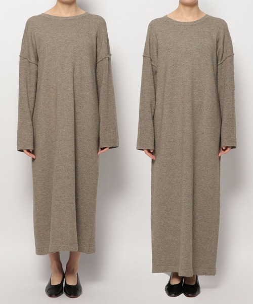 LEPSIM（レプシィム）の「7ゲージワイドロングワンピース　125426（ワンピース・レディース・グレー/ブルー/モカ・FREE/TALL）」の11枚目の写真