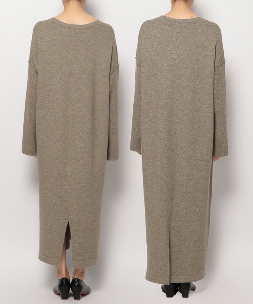 LEPSIM（レプシィム）の「7ゲージワイドロングワンピース　125426（ワンピース・レディース・グレー/ブルー/モカ・FREE/TALL）」の13枚目の写真