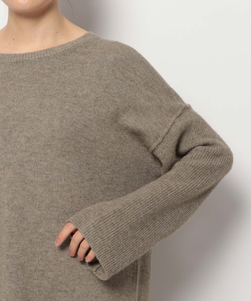 LEPSIM（レプシィム）の「7ゲージワイドロングワンピース　125426（ワンピース・レディース・グレー/ブルー/モカ・FREE/TALL）」の15枚目の写真