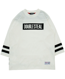 DOUBLE STEAL | Double Line Football Tee(Tシャツ/カットソー)