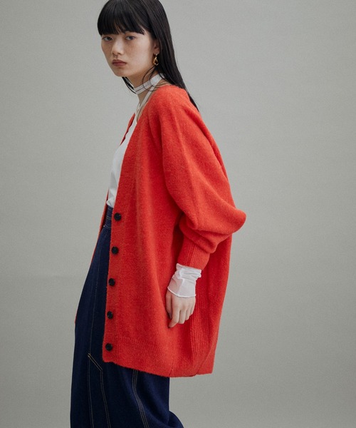 美品⭐︎アダムエロペ コットンコクーン ニット カーディガン 人気