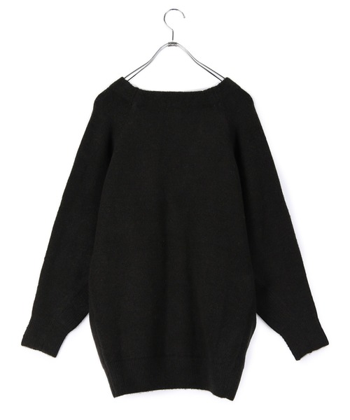 ADAM ET ROPE'(アダムエロペ)の「【一部WEBサイト限定(一部店舗展開あり)】コクーンVネックカーディガン(カーディガン/ボレロ・レディース・ブラック/ライトグレー/サックスブルー/レッド/ピンク・FREE)」の6枚目の写真