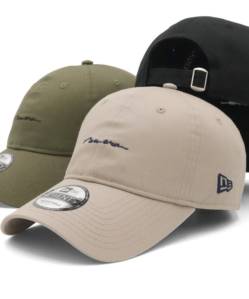 NEW ERA(ニューエラ)の「ニューエラキャップ シンプル手書きロゴ ONSPOTZ別注(キャップ・レディース・ベージュ/ネイビー/ブラウン/ブラック/ダークグリーン/ホワイト系その他/オリーブ/グレー/チャコールグレー/ラベンダー/オレンジ/ホワイト系その他2/ベージュ系その他/オリーブ×ブラック/グレー系その他/ストーン・FREE/L/XL/M/L/S/M)」の10枚目の写真
