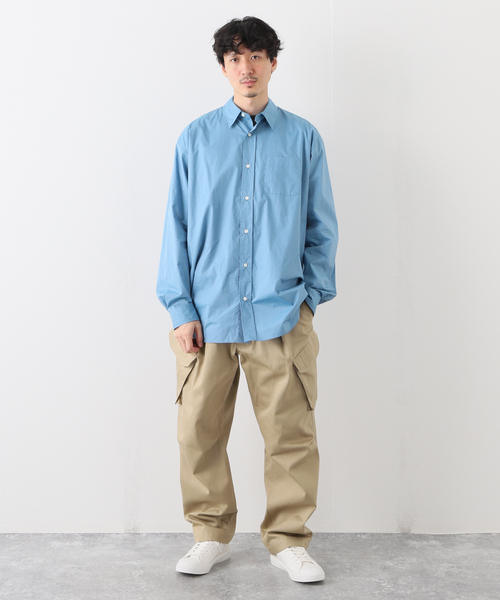 A16369 美品 マーカウェア ロイヤルネイビー コンバットカーゴパンツ 紺3 markaware（マーカウェア）の「【MARKAWARE / マーカウェア