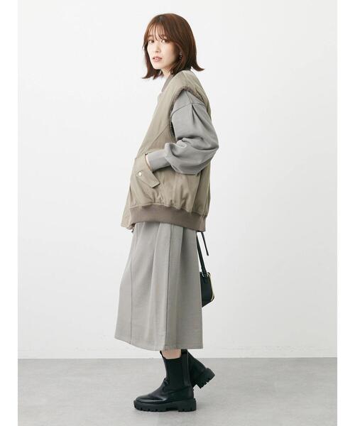 Sugar spoon（シュガースプーン）の「・SUGAR SPOON 2wayファーベスト（その他アウター・レディース・グレイッシュベージュ/ブラック/アイボリー・FREE）」の17枚目の写真