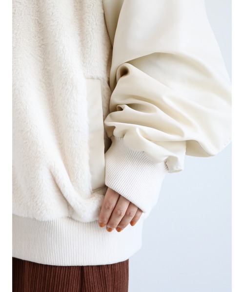 ehka sopo（エヘカソポ）の「ファー切替ブルゾン（ブルゾン）」 - WEAR