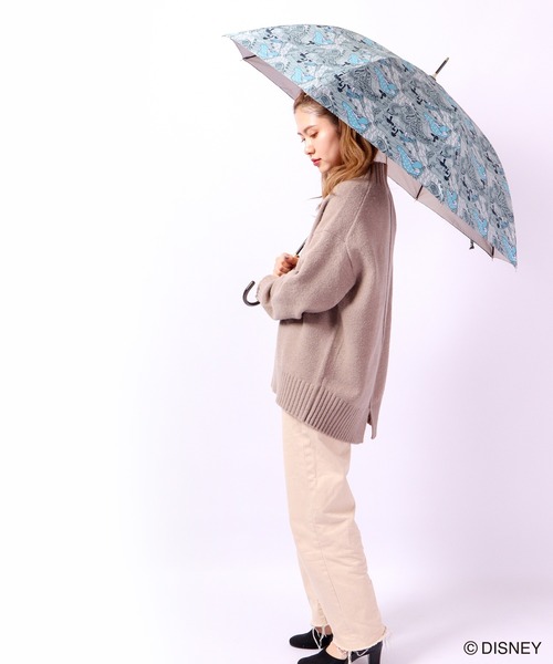 Disney(ディズニー)の「ディズニー/晴雨兼用長傘(長傘・レディース・アイボリー/グリーン系その他/グリーン/ブルー・58cm)」の22枚目の写真