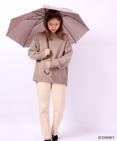 Disney(ディズニー)の「ディズニー/晴雨兼用長傘(長傘・レディース・アイボリー/グリーン系その他/グリーン/ブルー・58cm)」の13枚目の写真