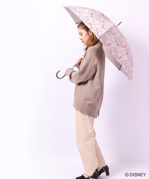 Disney(ディズニー)の「ディズニー/晴雨兼用長傘(長傘・レディース・アイボリー/グリーン系その他/グリーン/ブルー・58cm)」の14枚目の写真