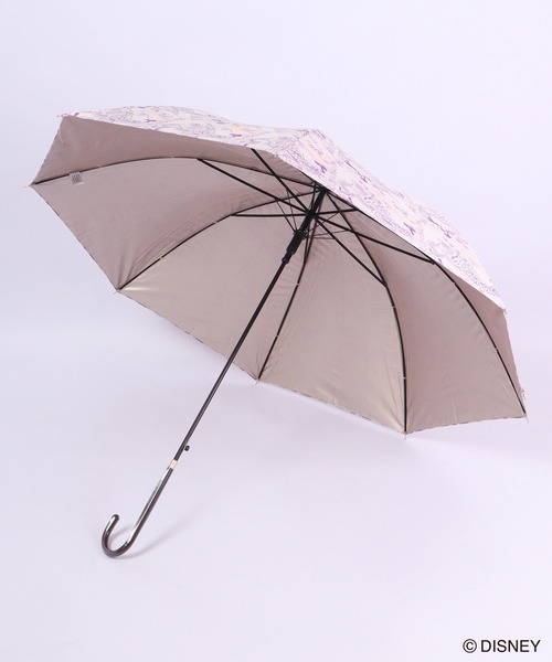 Disney(ディズニー)の「ディズニー/晴雨兼用長傘(長傘・レディース・アイボリー/グリーン系その他/グリーン/ブルー・58cm)」の8枚目の写真