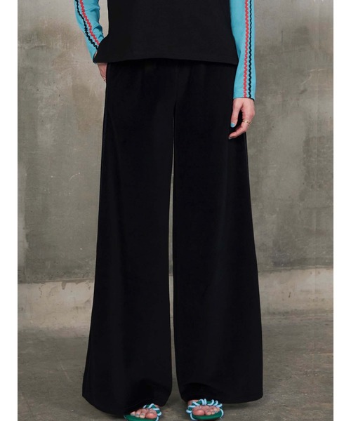 PAMEO POSE（パメオポーズ）の「Pile Pants（その他パンツ・レディース・パープル/ブルー/ブラック/グレー・LONG/SMALL）」の2枚目の写真