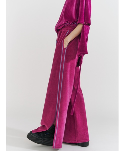 PAMEO POSE（パメオポーズ）の「Pile Pants（その他パンツ・レディース・パープル/ブルー/ブラック/グレー・LONG/SMALL）」の5枚目の写真