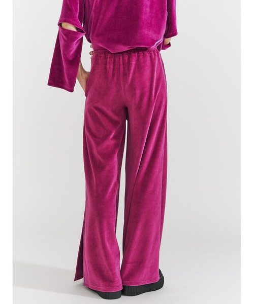 PAMEO POSE（パメオポーズ）の「Pile Pants（その他パンツ・レディース・パープル/ブルー/ブラック/グレー・LONG/SMALL）」の11枚目の写真