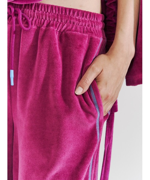 PAMEO POSE（パメオポーズ）の「Pile Pants（その他パンツ・レディース・パープル/ブルー/ブラック/グレー・LONG/SMALL）」の14枚目の写真