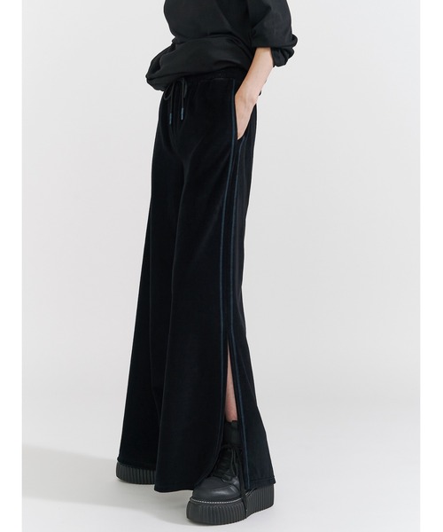 PAMEO POSE（パメオポーズ）の「Pile Pants（その他パンツ・レディース・パープル/ブルー/ブラック/グレー・LONG/SMALL）」の9枚目の写真