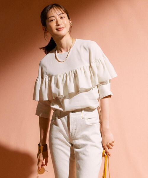 23区（ニジュウサンク）の「【STORY7月号掲載】レザー バングル（バングル/リストバンド・レディース・黄土色系/ブラック系・F）」の5枚目の写真