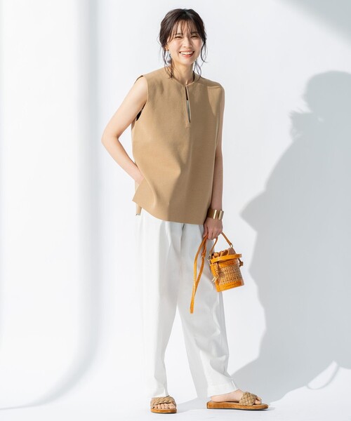 23区（ニジュウサンク）の「【STORY7月号掲載】レザー バングル（バングル/リストバンド・レディース・黄土色系/ブラック系・F）」の9枚目の写真