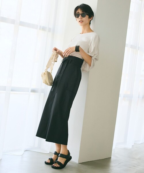 23区（ニジュウサンク）の「【STORY7月号掲載】レザー バングル（バングル/リストバンド・レディース・黄土色系/ブラック系・F）」の19枚目の写真