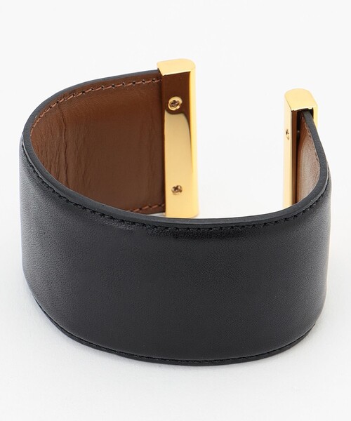 23区（ニジュウサンク）の「【STORY7月号掲載】レザー バングル（バングル/リストバンド・レディース・黄土色系/ブラック系・F）」の12枚目の写真