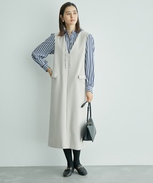 ROPE' | ダブルクロスジレ風ジャンパースカート(ジャンパースカート)