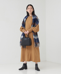 【WEB限定】ウールライクツイルワンピース