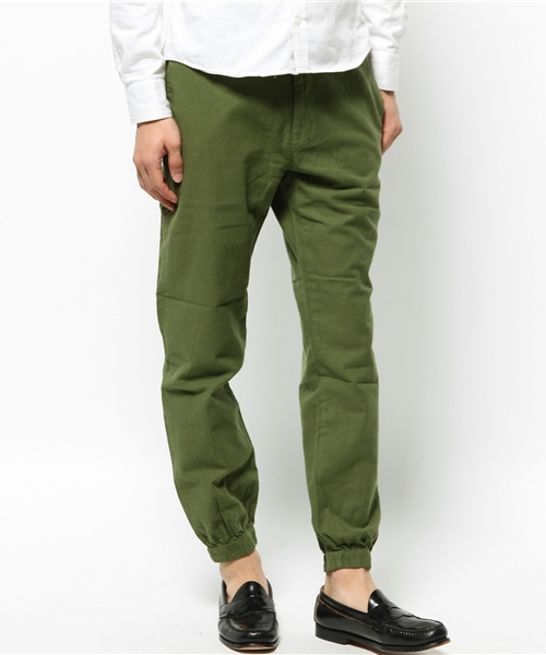 CIAOPANIC（チャオパニック）の「【Ciaopanic】　CLツイルウエストサイドゴムテーパード（その他パンツ・メンズ・オリーブ/アイボリー/ブラック/ネイビー・MEDIUM/SMALL/LARGE）」の3枚目の写真