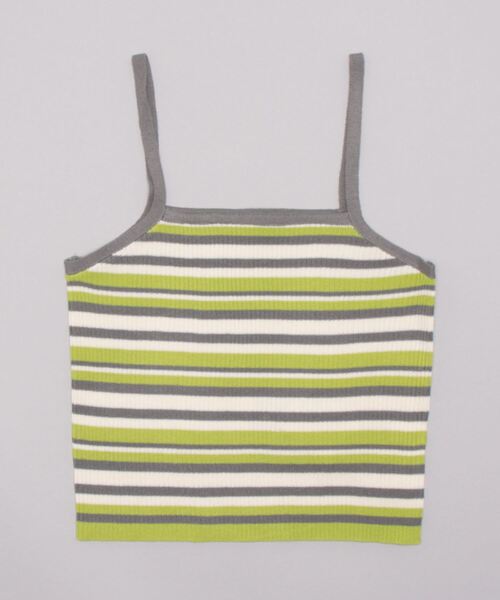 EPIMI E'PIMMY（エピミエピミー）の「〈Setでも〉ランダムボーダーニットキャミソール（キャミソール・レディース・グリーン系その他/オレンジ/パープル・MEDIUM）」の19枚目の写真