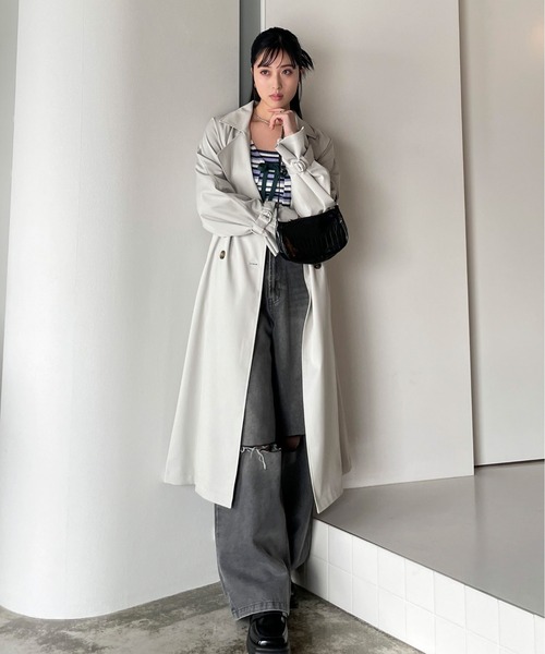 EPIMI E'PIMMY（エピミエピミー）の「〈Setでも〉ランダムボーダーニットキャミソール（キャミソール・レディース・グリーン系その他/オレンジ/パープル・MEDIUM）」の15枚目の写真