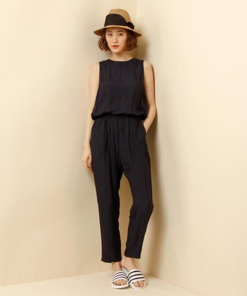 UNITED ARROWS(ユナイテッドアローズ)の「SFL オールインワン†◆(サロペット/オーバーオール・レディース・ネイビー・フリ-)」の1枚目の写真
