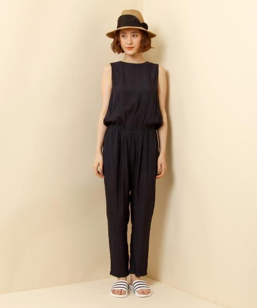 UNITED ARROWS(ユナイテッドアローズ)の「SFL オールインワン†◆(サロペット/オーバーオール・レディース・ネイビー・フリ-)」の2枚目の写真