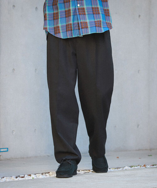 BEAMS（ビームス）の「BEAMS / ワイド 2プリーツ スラックス（スラックス・メンズ・ブラック/ブルー系その他4・M/XL/L/S）」の11枚目の写真