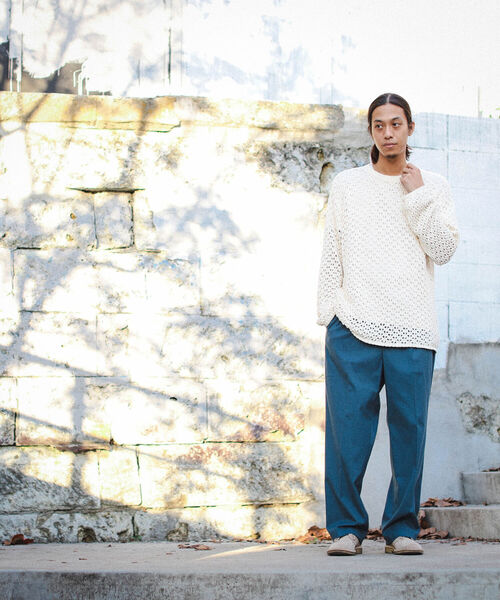 BEAMS（ビームス）の「BEAMS / ワイド 2プリーツ スラックス（スラックス・メンズ・ブラック/ブルー系その他4・M/XL/L/S）」の3枚目の写真